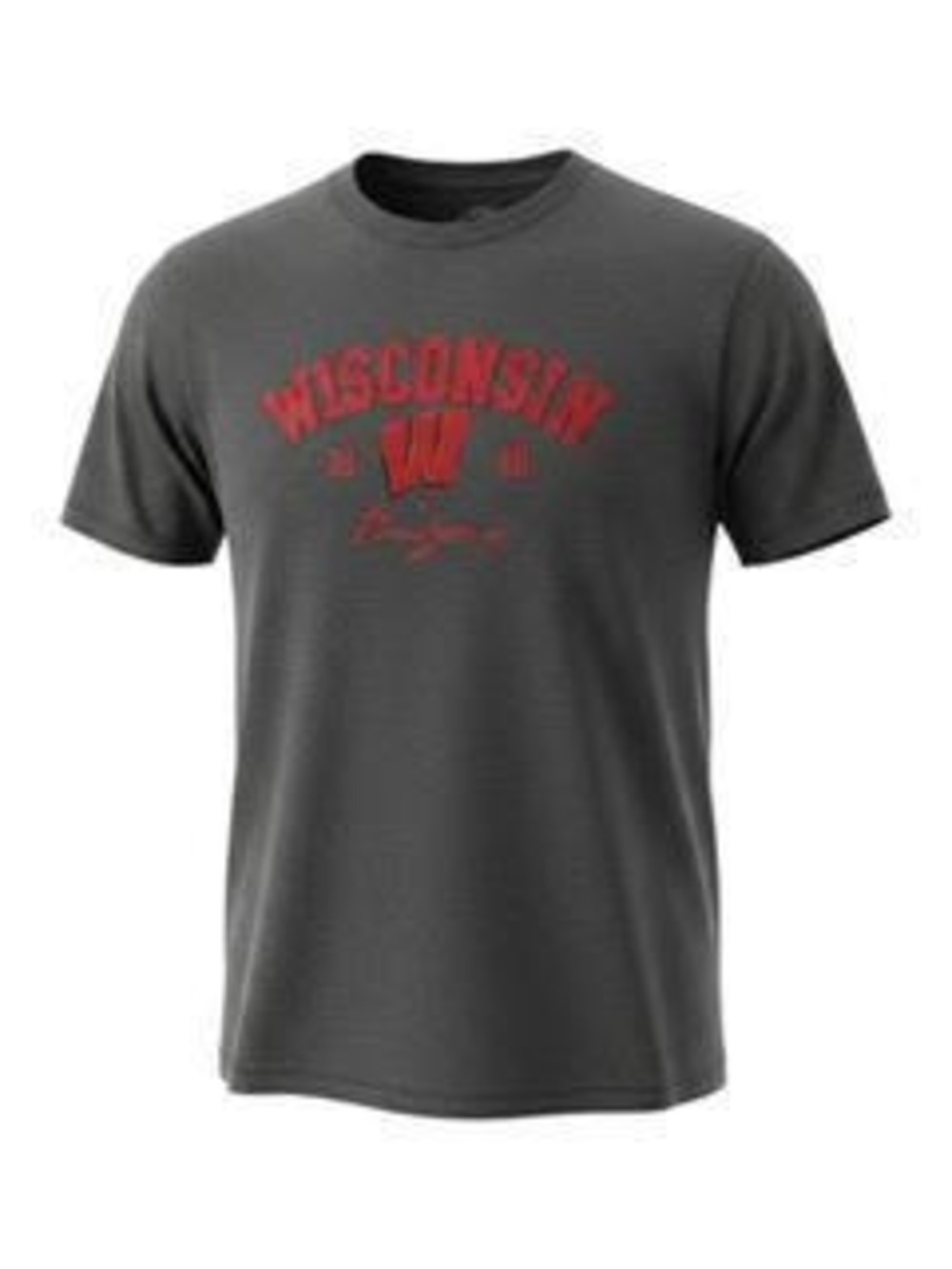 Cadre Gray Red Wisconsin Badgers Tee Men's XL Gray